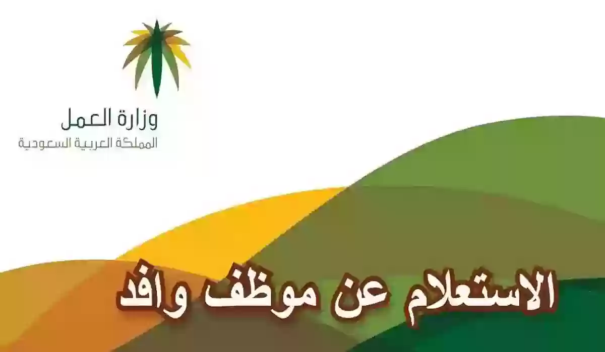 بالرابط والخطوات التفصيلية.. إليكم الآن كيفية الاستعلام عن موظف وافد برقم الطلب