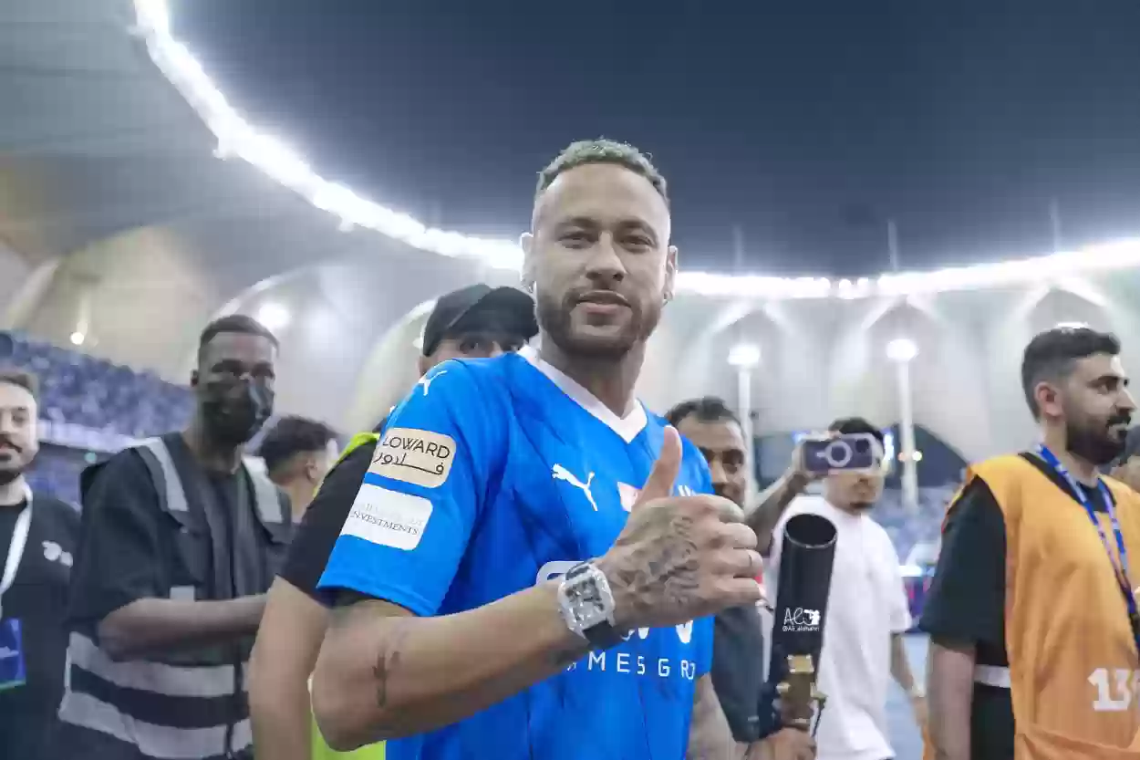 نيمار بعد غيابه عن الهلال السعودي