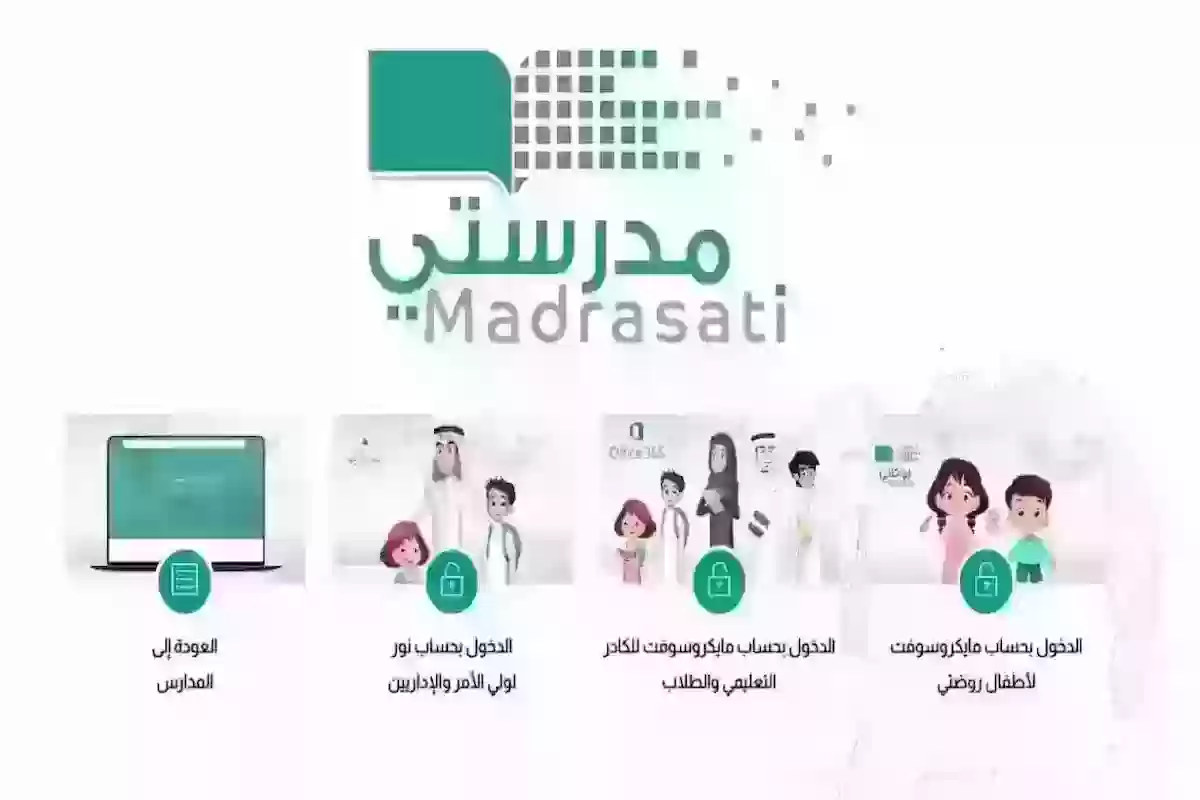 رابط التسجيل في منصة مدرستي لجميع الفئات 